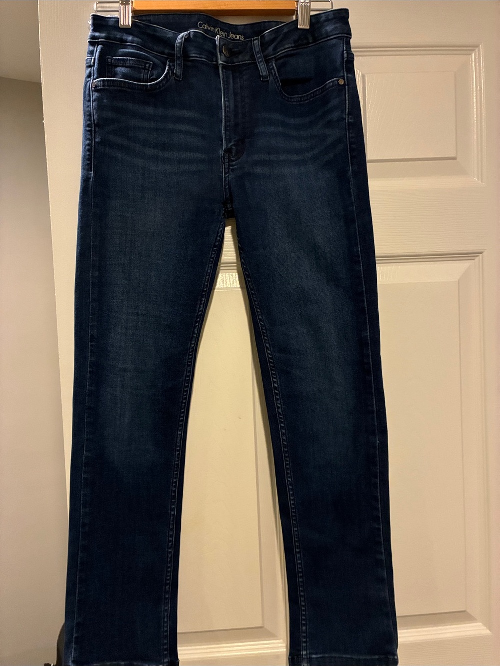 Calvin Klein Jeans Men’s Dark Blue Straight Jeans